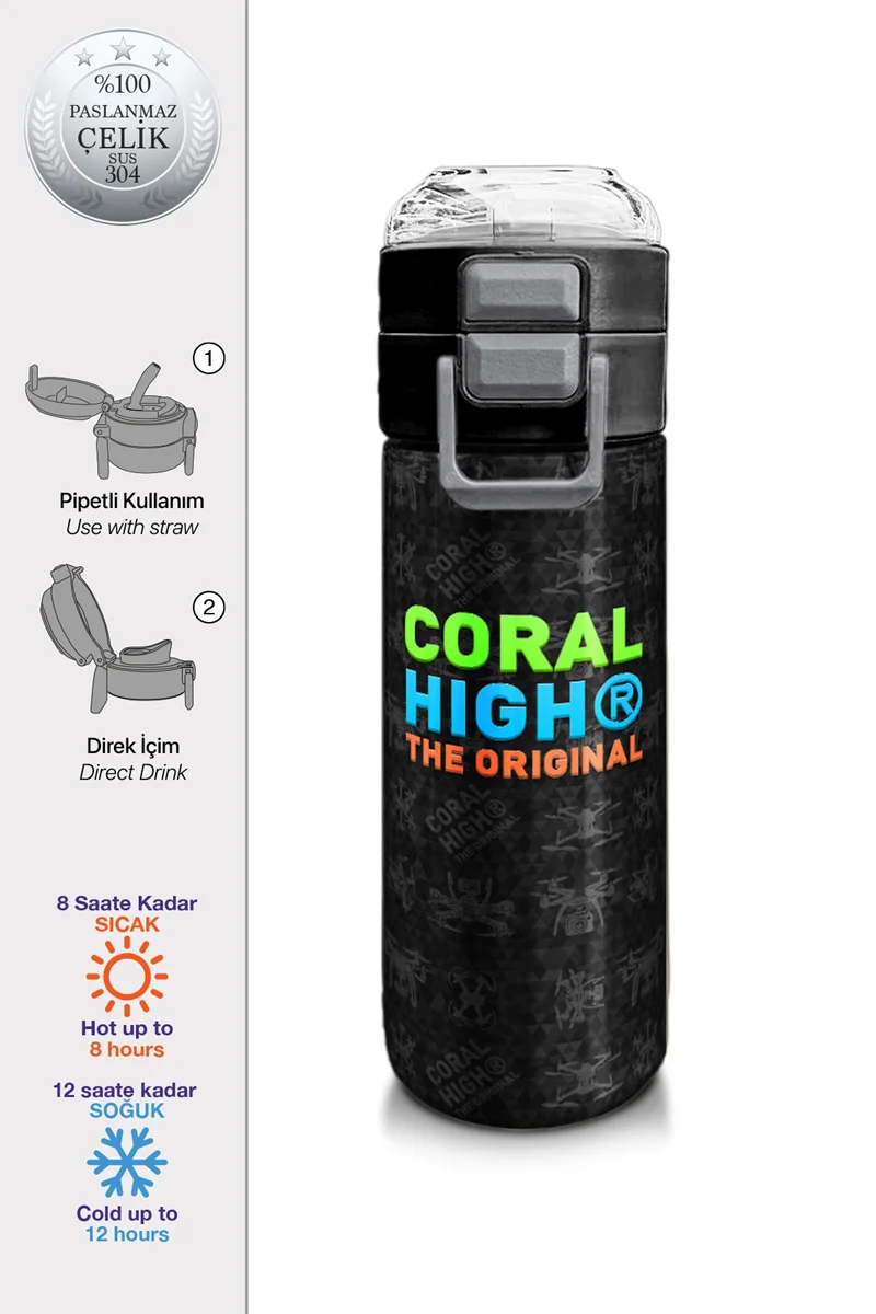 CORAL HIGH ÇELİK TERMOS(500ML) 31891