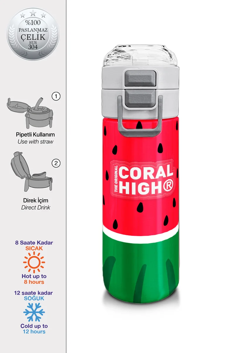 CORAL HIGH ÇELİK TERMOS(500ML) 31866