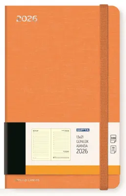 GIPTA AJANDA GÜNLÜK 13x21 CANVAS 139-CNK