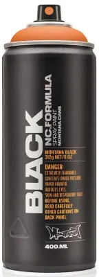 MONTANA BLACK SPREY BOYA 400 ML PURE ORANGE BLK2075 MO-263682