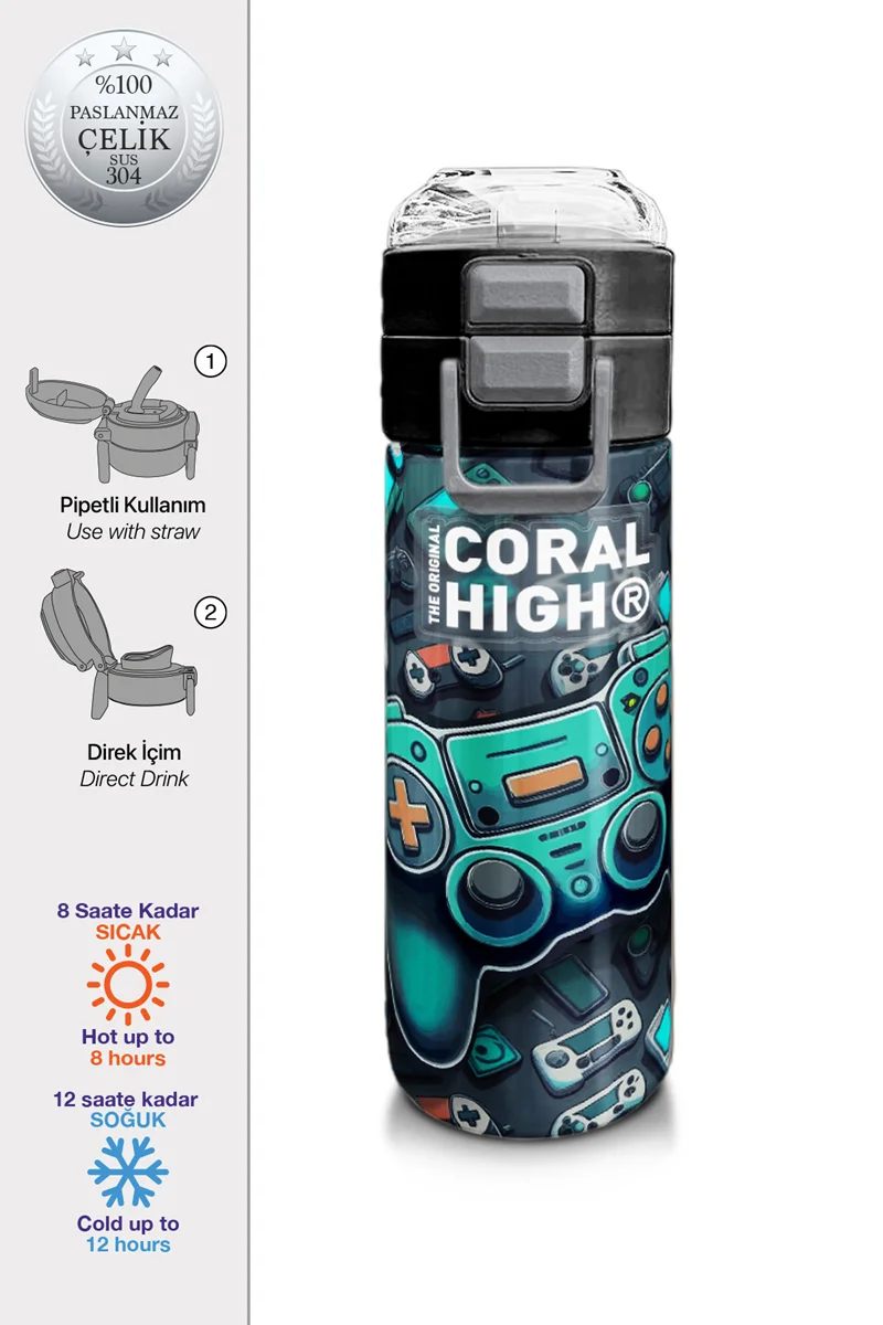 CORAL HIGH ÇELİK TERMOS(500ML) 31861