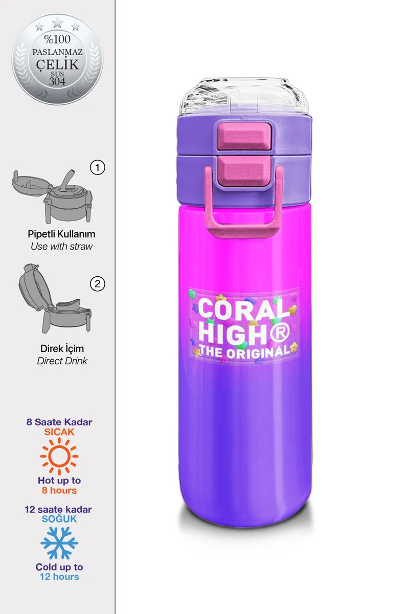 CORAL HIGH ÇELİK TERMOS(500ML) 31963