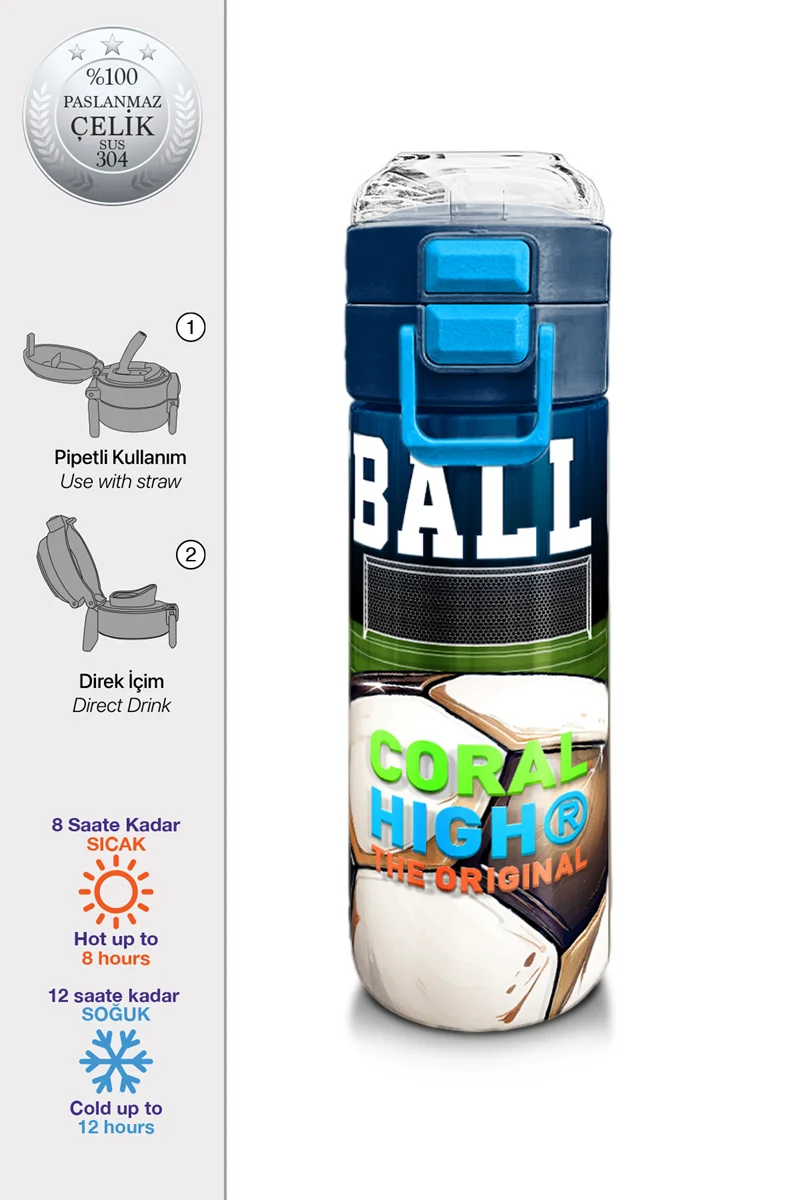 CORAL HIGH ÇELİK TERMOS(500ML) 31995