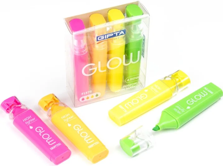 GIPTA FOSFORLU KALEM NEON 4 LÜ SET F157500
