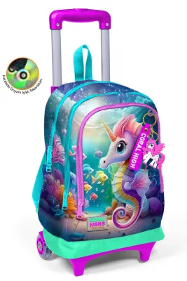 CORAL HIGH SIRT ÇANTA ÇEKÇEKLİ IŞIKLI TEKERLEK 23972