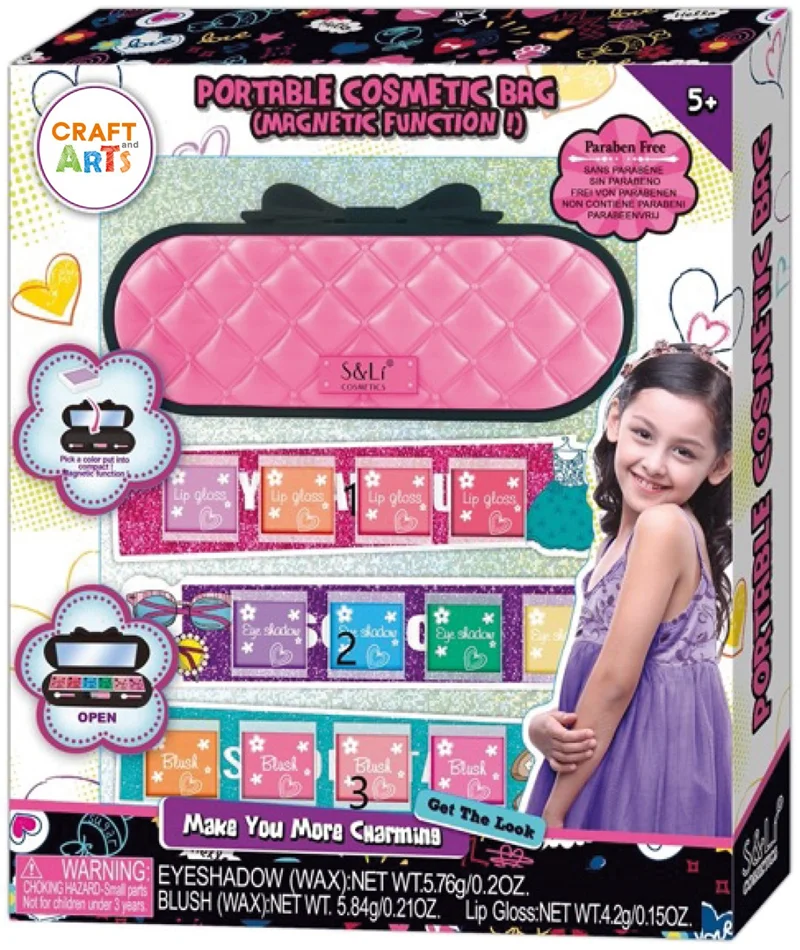 CRAFT AND ARTS MAKYAJ SETİ TAŞINABİLİR KOZMETİK ÇANTA S22360