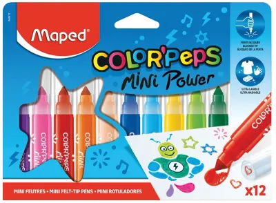 MAPED KEÇELİ KALEM COLOR'PEPS JUMBO MİNİ 12 Lİ 846612