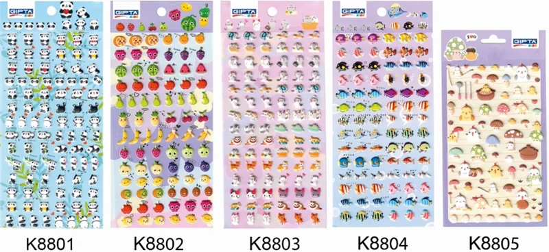 GIPTA STICKER  MINIS PUFYY 9x20CM ART 5 4-K880500-5001