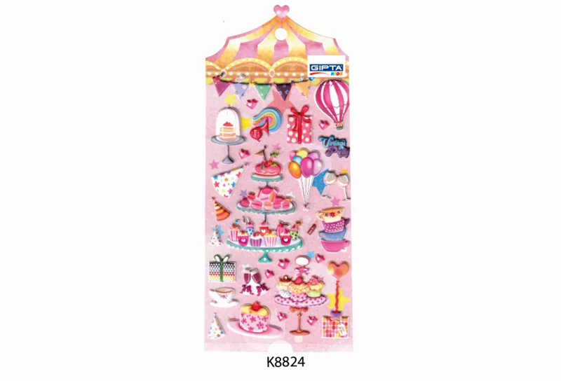 GIPTA STICKER  VINTAGE PARTY 9,5x22 CM ART 1 4-K882400-5001