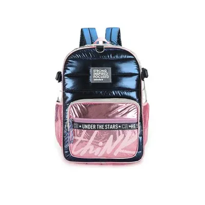 CHIMOLA BLUE SILVER LIGHT PINK 17" SIRT ÇANTASI (EMM-17) CHM-CN0024