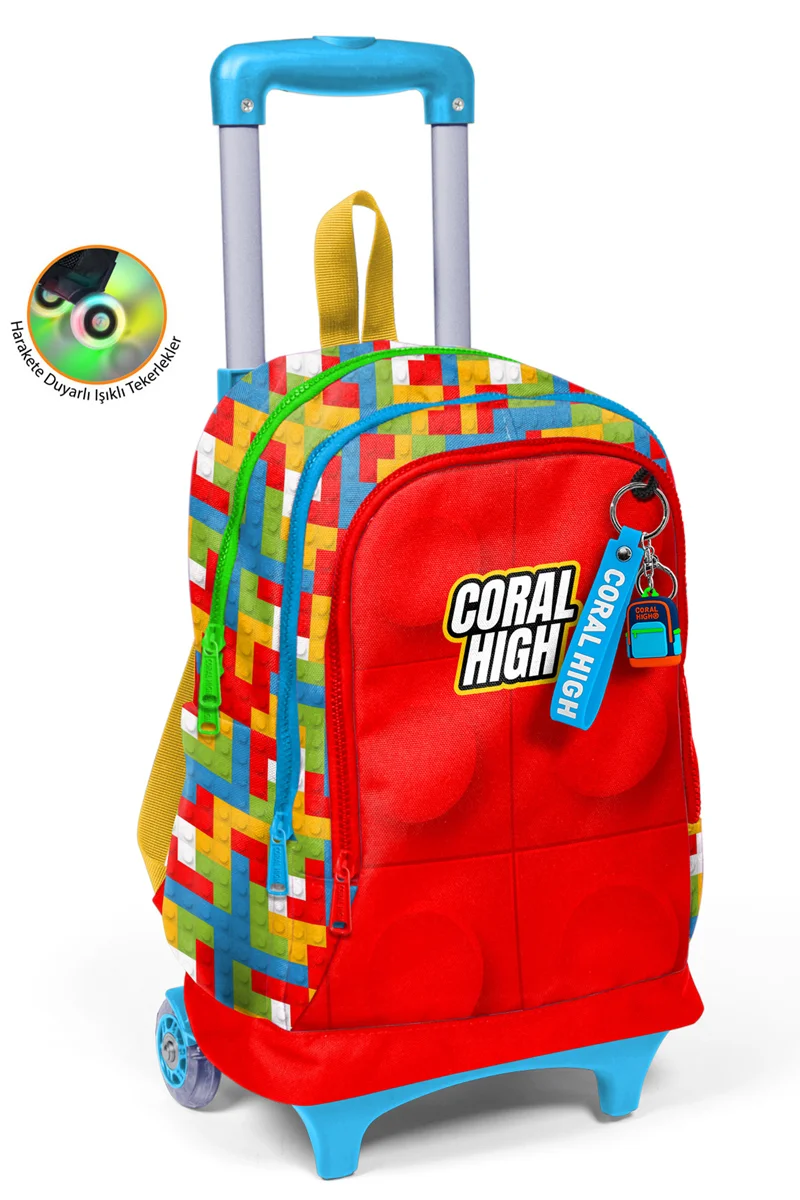 CORAL HIGH SIRT ÇANTA ÇEKÇEKLİ IŞIKLI TEKERLEK 23975