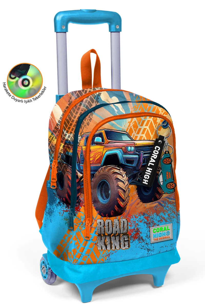 CORAL HIGH SIRT ÇANTA ÇEKÇEKLİ IŞIKLI TEKERLEK 23978
