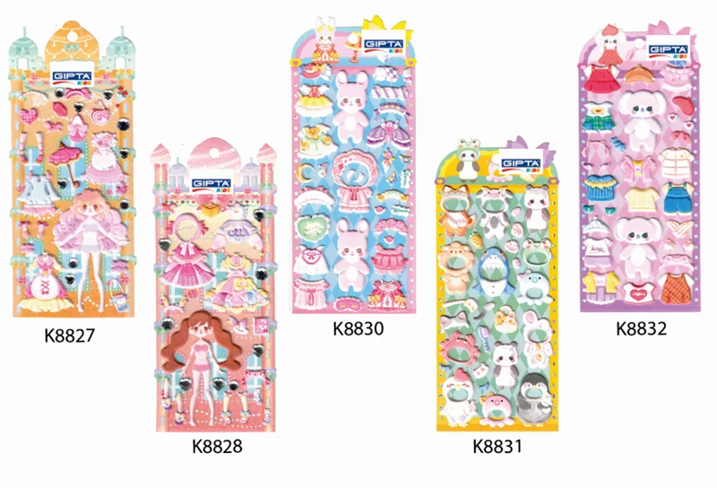 GIPTA STICKER  FASHION 9,5x22 CM ART 2 4-K882800-5001
