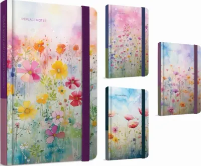 GIPTA DEFTER REPLACE NOTES 9x14 DİKİŞLİ SERT KAPAK 80 YP ÇİZGİSİZ 7454