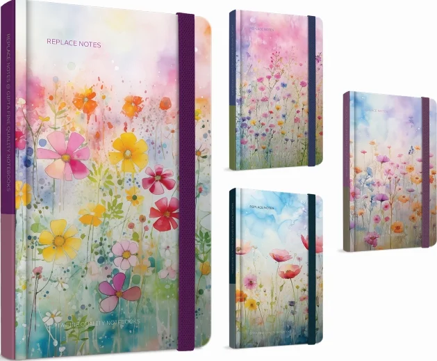GIPTA DEFTER REPLACE NOTES 9x14 DİKİŞLİ SERT KAPAK 80 YP ÇİZGİSİZ 7454