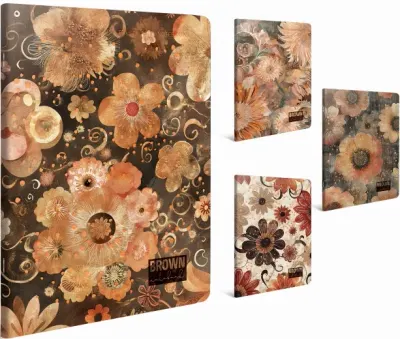 GIPTA DEFTER BROWN BOOK 13x21 DİKİŞLİ KARTON KAPAK 60 YP ÇİZGİLİ 7594