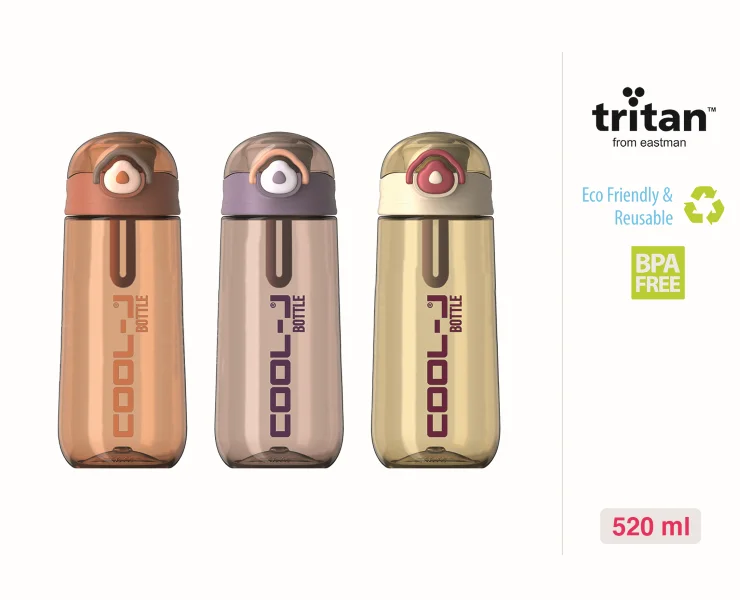 GIPTA MATARA 520 ML TRITAN KİLİTLİ PEMBE K755300