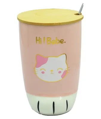 TAROS MUG BÜYÜK BOY PATİ KAŞIKLI 7419
