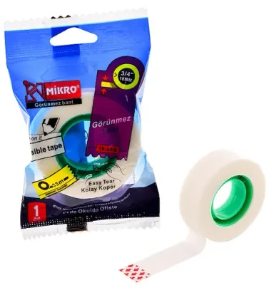 MİKRO BANT GÖRÜNMEZ 18 MM x 33M 18-33G