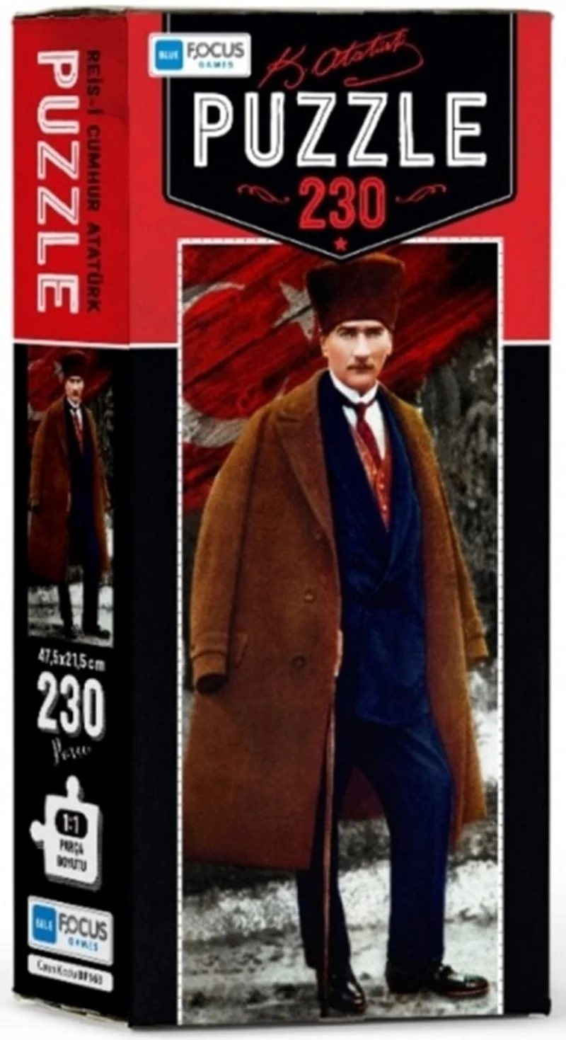 BLUE FOCUS PUZZLE 230 PARÇA REİS-İ CUMHUR ATATÜRK BF163