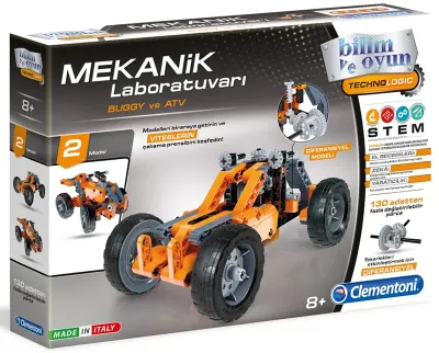 CLEMENTONI MEKANİK LABORATUVAR BUGGY&amp;QUAD 64300