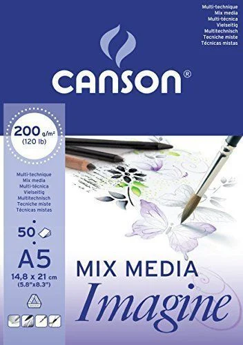 CANSON ÇİZİM BLOĞU IMAGINE A5 200 GR 50 SF 200006009