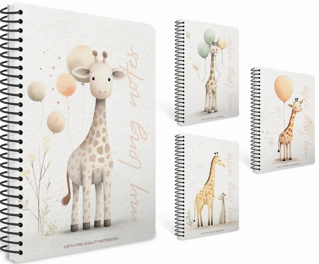 GIPTA DEFTER LONG BOOK 13x21 SPİRALLİ PRESSBOARD KAPAK 80 YP ÇİZGİLİ 7644