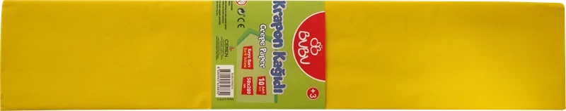 BU-BU KRAPON KAĞIDI 10'LU KOYU SARI (RLN007) BUBU-KR0015