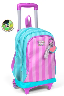 CORAL HIGH SIRT ÇANTA ÇEKÇEKLİ IŞIKLI TEKERLEK 23971