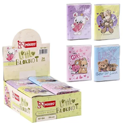 MİKRO NOT DEFTERİ NT-104 CUTE BEARS