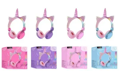 TAROS UNICORN RGB LIGHT BLUETOOTH HEADSET MAVİ 7741