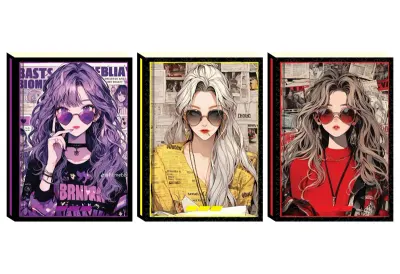 LİLAMOR DEFTER 11,5x16 ANIME 8 ASORTİ 160 SF. 48 Lİ LLM-DF1116-AN01