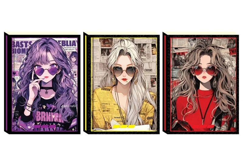 LİLAMOR DEFTER 11,5x16 ANIME 8 ASORTİ 160 SF. 48 Lİ LLM-DF1116-AN01