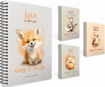 GIPTA DEFTER SING BOOK 20x28 SPİRALLİ PRESSBOARD KAPAK 80 YP ÇİZGİLİ 7713