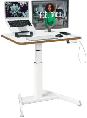 LEITZ MASA ERGO ELEKTRİKLİ KÜÇÜK SİT STANDING L-6534 BEYAZ