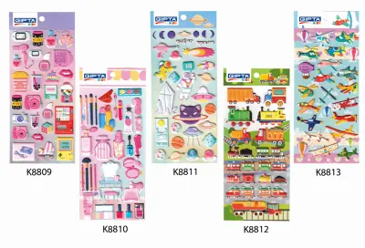 GIPTA STICKER  FOAM 9,5x21 CM ART 2 4-K881000-5001