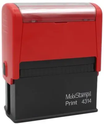 MOBİSTAMPS KAŞE 4314 KIRMIZI KEÇELİ