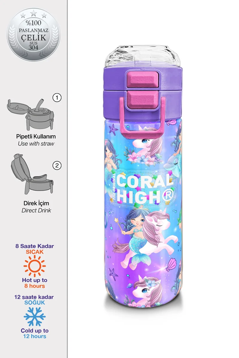 CORAL HIGH ÇELİK TERMOS(500ML) 31982