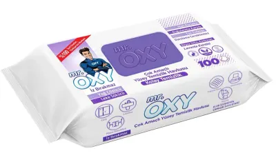 MR.OXY YÜZEY TEMİZLİK HAVLUSU 100 LÜ LAVANTA ESİNTİSİ