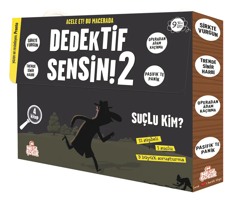 NESİL ÇOCUK - DEDEKTİF SENSİN -2 (4 KİTAP)