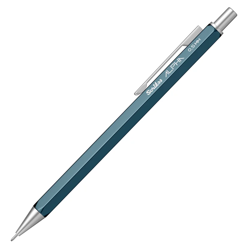 SCRIKSS OFFICE VERSATİL KALEM ALPHA 0.5 ŞEFFAF AMBALAJ MAVİ