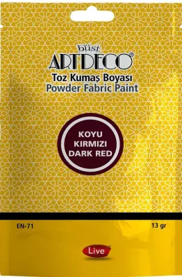 ARTDECO KUMAŞ BOYASI TOZ 13 GR TOZ KOT MAVİ Y-010T-1107