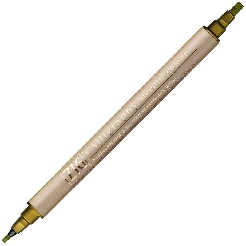 ZIG KALİGRAFİ KALEMİ METALİK MS-8400 101 GOLD