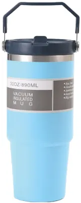 TRENDIX MATARA ÇELİK İÇLİ 900 ML MAVİ SKM006-900-MV