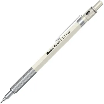 SCRIKSS OFFICE VERSATİL KALEM GRAPH-X METAL ŞEFFAF AMBALAJ 0.7 BEYAZ