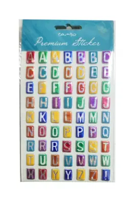 BU-BU PUF HARF STICKER BUBU-CAS-01-012
