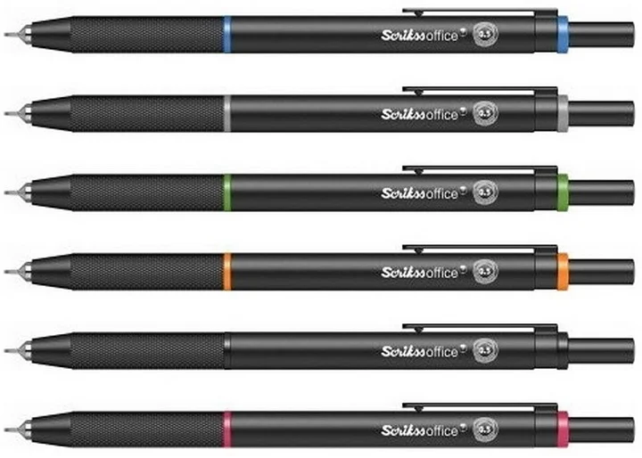 SCRIKSS OFFICE VERSATİL KALEM TWIST 0.7 ŞEFFAF AMBALAJ 16 LI STAND