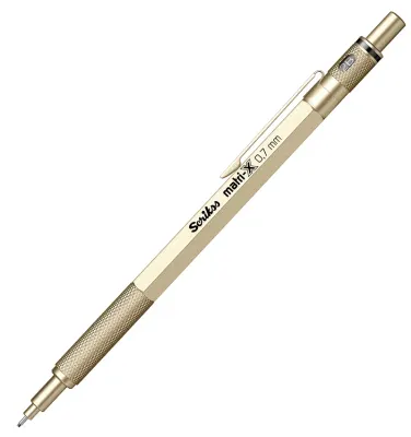 SCRIKSS OFFICE VERSATİL KALEM MATRI-X 0.7 ŞEFFAF AMBALAJ METALİK ALTIN