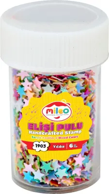 MİLEO ELİŞİ PULU KARIŞIK RENKLER 6 GR TÜP YILDIZ 1903