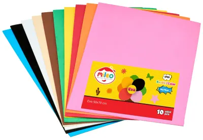MİLEO EVA - 50 X 70 - 10'LU PK - KARIŞIK RENKLER 1749